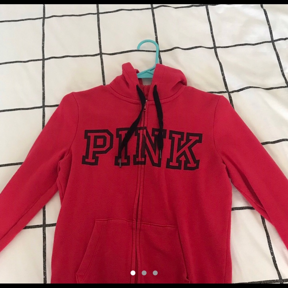 red PINK Victoria’s Secret jacket